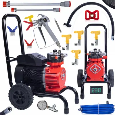 ROSFIX SET AGREGAT ZA BARVANJE STRONG STORM RSS05 – 3500W, 22MPA, 18L/MIN, LCD, 8 M CEV | 220–240V