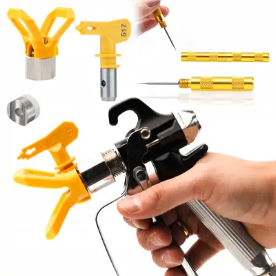 ROSFIX SET BRIZGALNA PIŠTOLA Z ŠOBO 517 IN ČISTILNIM IGLOM – 248 BAR, 1/4", 7/8", FILTER | ZA AGREGATE