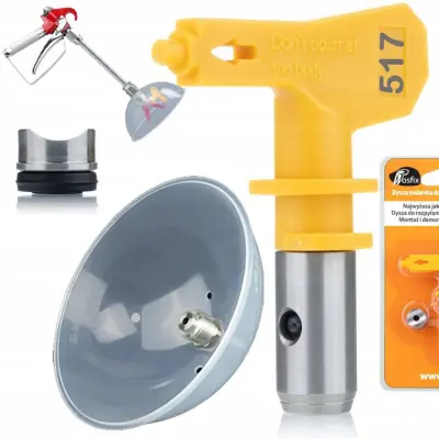 ROSFIX SET BRIZGALNA GLAVA ULTRA SPRAY 517 + ZAŠČITA PROTI PRŠENJU – 7/8" NAVOJ, 30 CM ŠIRINA, VISOKOTLAČNA