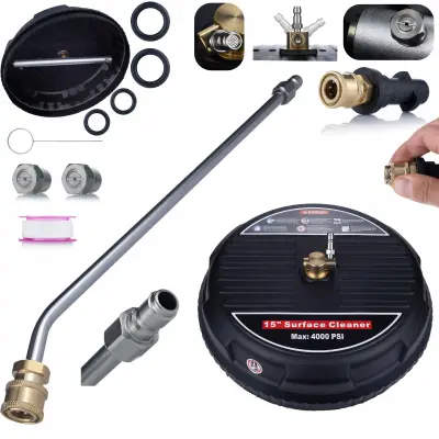 ROSFIX SET KRTAČA T-RACER 15", LANCA 70 CM 30°, ADAPTER – NADOMESTNI DEL ZA KÄRCHER K2–K7 | 1/4", 160 BAR, 60°C