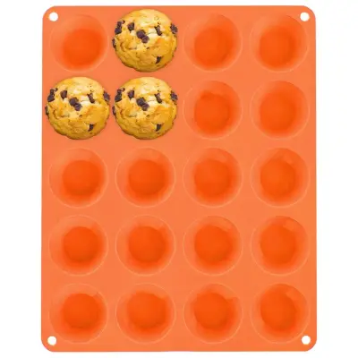 Rjavi silikonski pekač za mafine za majhne mafine SILLINIE