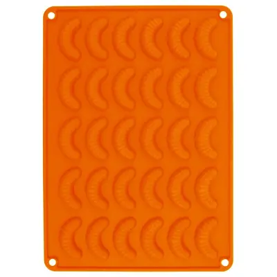 Oranžen silikonski modelček za rogljičke SILLINIE