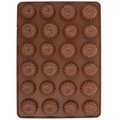 Rjavi silikonski modelček za piškote SILLINIE