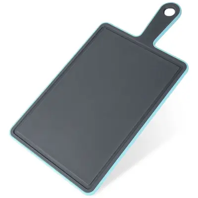 Siva plastična deska za rezanje 36,5 x 19 cm