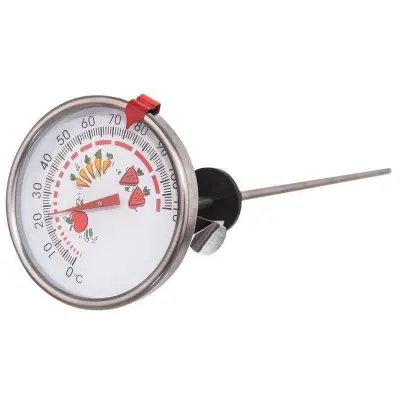 Jeklen termometer za konzerviranje z 28 cm sondo