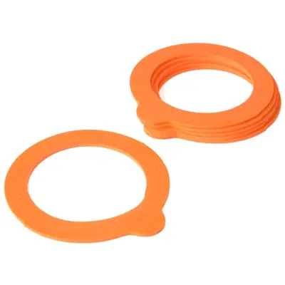 Silikonski tesnilni obročki za kozarce, 6 kosov.