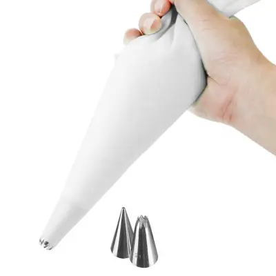 Vrečka za pecivo in silikonski nastavki 30 cm 3 kosi.