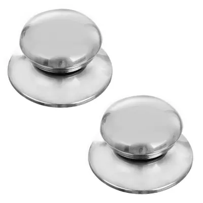 Jekleni gumb za pokrov 2 kosa.