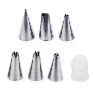 Dekorativni nastavki z adapterjem, 7 kosov.