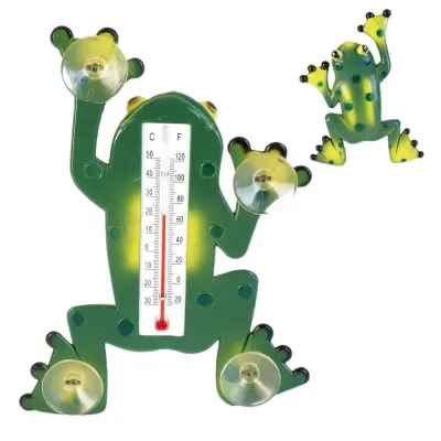 Žabji zunanji termometer s priseski 23,5 cm
