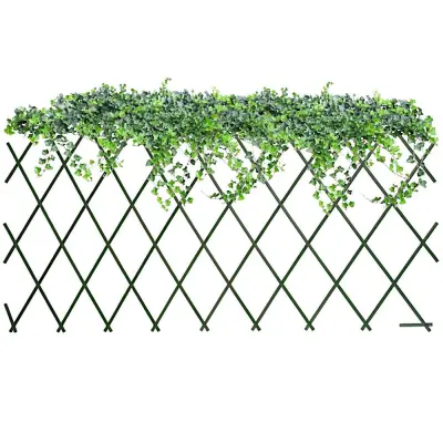 Zelena raztegljiva opora za rastline 180x90 cm