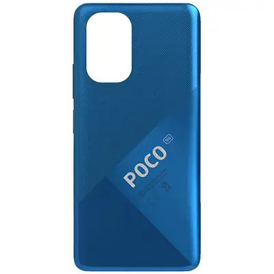 Xiaomi, Pokrov za baterijo za Xiaomi Poco F3 Ocean, originalni servisni paket, Modra