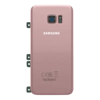 Samsung, Originalen pokrov baterije za Galaxy S7 Edge z dvostranskim lepilom, Roza