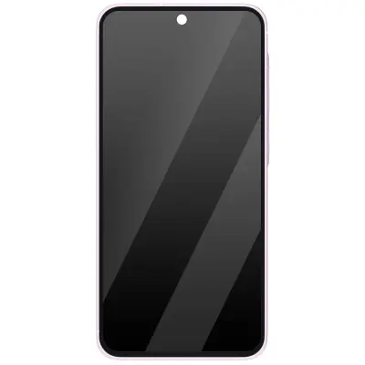 Samsung, Zaslon za Samsung Galaxy A55 LCD + steklo na dotik + originalno ohišje, Svetlo vijolična