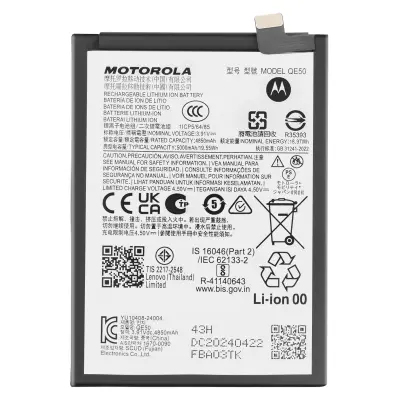 Motorola, Notranja baterija za Motorola Moto G85 5000mAh SB18E14178 Original, Bela