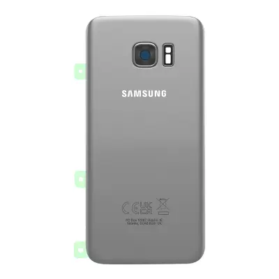 Samsung, Originalen pokrov baterije za Galaxy S7 Edge z dvostranskim lepilom, Srebrna