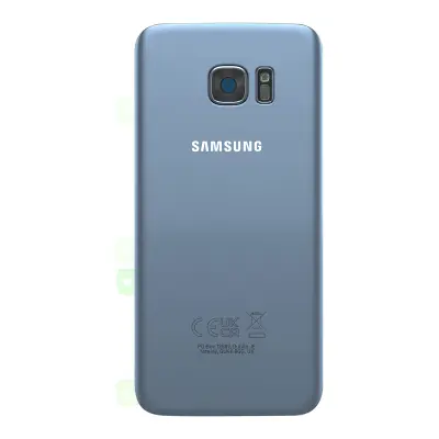 Samsung, Originalen pokrov baterije za Galaxy S7 Edge z dvostranskim lepilom, Modra
