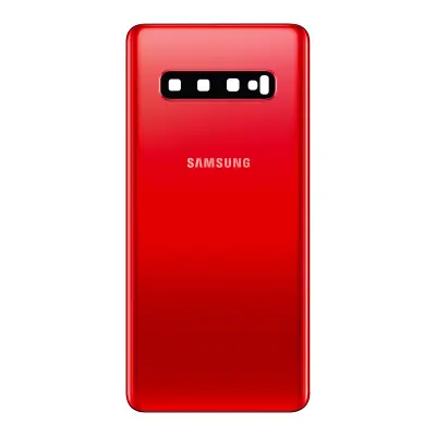 Samsung, Pokrov za baterijo za Samsung Galaxy S10 Originalni servisni paket, Rdeča