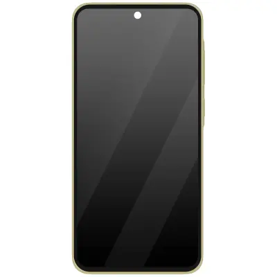 Samsung, Zaslon za Samsung Galaxy A35 LCD + steklo na dotik + originalno ohišje, Limonasta zelena