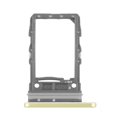 Samsung, Predal za kartico SIM za Samsung Galaxy Z Flip 65 Dual Nano SIM Original, Limonasta zelena