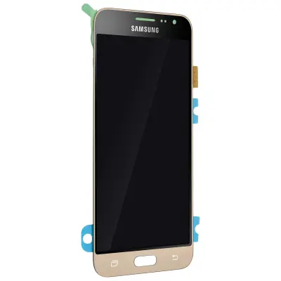 Samsung, LCD zaslon + zaslon na dotik za Samsung Galaxy J3 Dokončanje izvirnega bloka, Zlata
