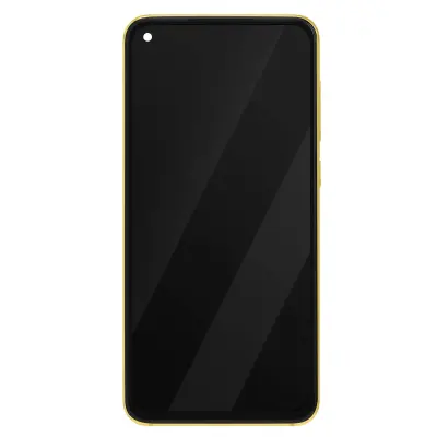 Xiaomi, Zaslon + Šasija za Xiaomi Mi 11 Lite 4G / 5G Celozaslonski blok Original Lemon, Rumena