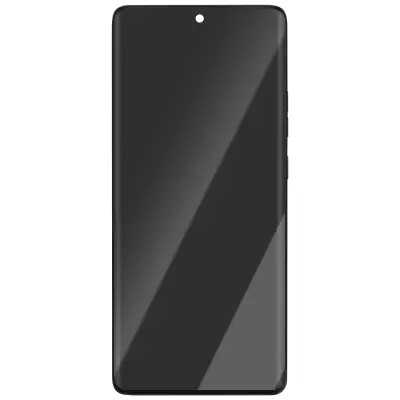 Motorola, Zaslon za Motorola Edge 50 Ultra LCD + steklo na dotik + ohišje, Temno siva