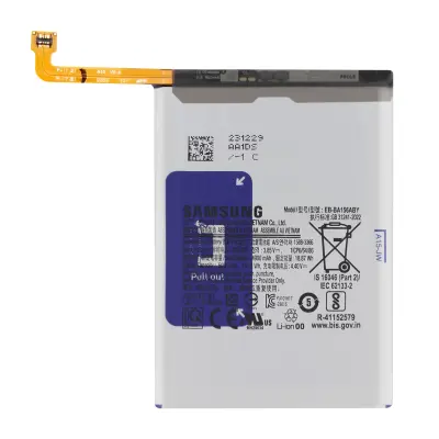 Samsung, Baterija za Samsung Galaxy A15 5000mAh servisni paket, model EBBA156ABY, Bela