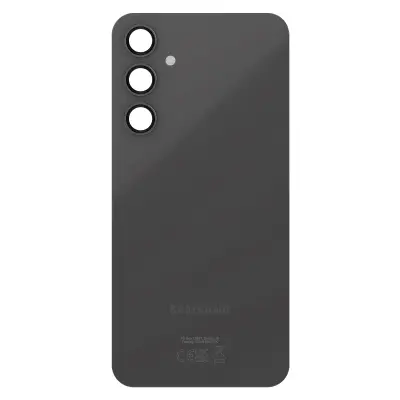 Samsung, Zadnje steklo za Samsung Galaxy S23 FE z originalnim objektivom kamere, Črna