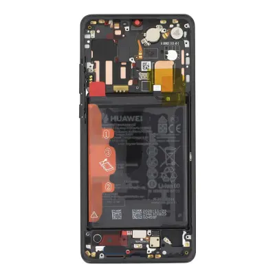 Huawei, Originalno steklo na dotik LCD zaslona Huawei P30 Pro, Črna