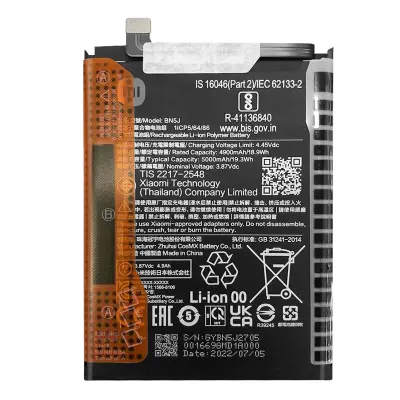 Xiaomi, Originalna baterija 5000mAh str. Xiaomi Poco X5 - model BN5J, Črna