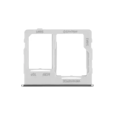 Pladenj za kartico SIM Micro-SD za Samsung Galaxy A32 5G Nano Sim - bel