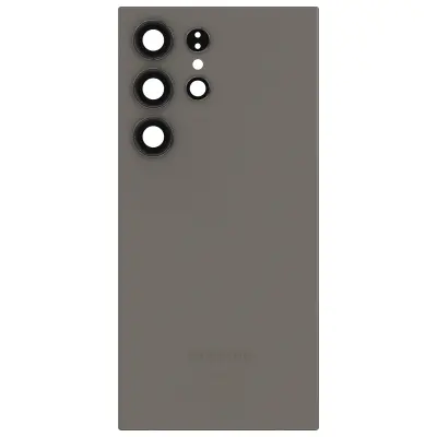 Samsung, Pokrov za baterijo za Samsung Galaxy S24 Ultra originalni servisni paket Titanium, Temno siva