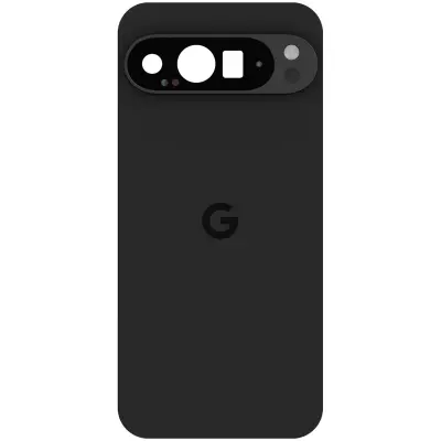 Google, Zadnje steklo za Google Pixel 9 Pro XL Originalni servisni paket, Črna