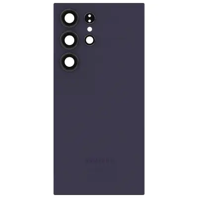Samsung, Pokrov za baterijo za Samsung Galaxy S24 Ultra originalni servisni paket Titanium, Temno vijolična