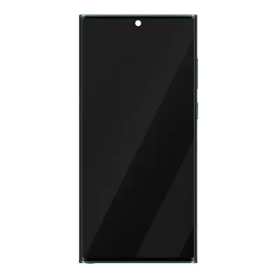 Samsung, Zaslon + Šasija za Samsung Galaxy S22 Ultra Celoten blok Originalni zaslon, Svetlo zelena