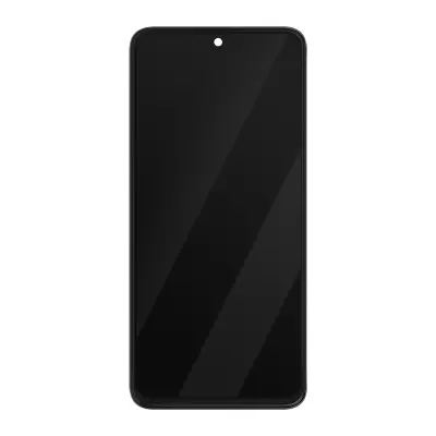 Xiaomi, Zaslon + Šasija za Xiaomi Redmi Note 12 Pro 4G Celoten blok Izvirni zaslon, Črna