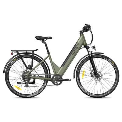 Mestno električno kolo Fafrees F28 Pro, 36V 14,5Ah odstranljiva baterija, upravljanje prek aplikacije, zelena
