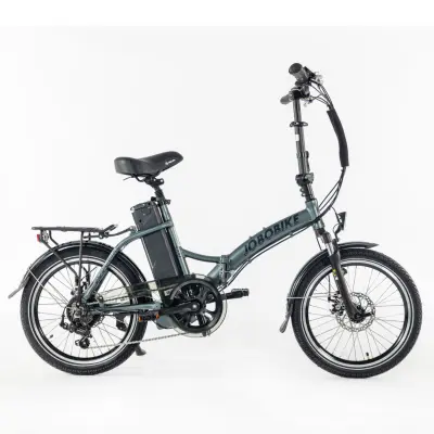 Lahko električno mestno kolo JOBOBIKE Sam, zložljivo, 36 V 13 Ah 486 Wh, sivo