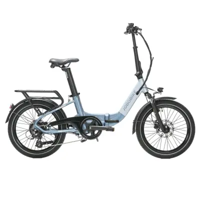 Elegantno mestno električno kolo JOBOBIKE Ace Pro, 250 W senzor navora, 20" lahko za dekleta, modro