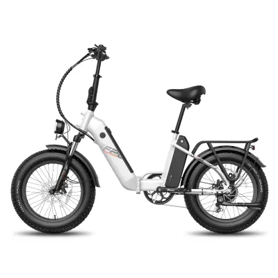 Elektro kolo Fafrees FF20 Polar, dvojne baterije, 48V 20,8Ah, bela