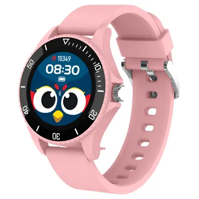 Maxlife, IP68 Vodoodporna Bluetooth povezana ura za otroke, Rose clair
