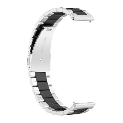 Paš?ek za Huawei Watch GT Runner / Watch GT 3 46 mm, mreža iz nerjave?ega jekla - srebrn / ?rn