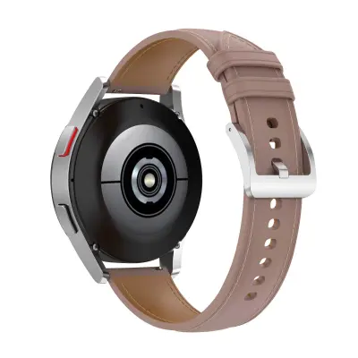 Paš?ek iz pravega usnja za Galaxy Watch 4 in Watch 3, 41 mm in Active 2, 42 mm - bež