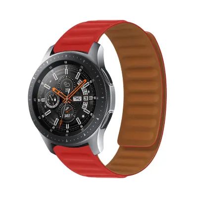 Paš?ek za uro Honor Magic Watch in uro GS3, mehak silikon z magnetno sponko - rde?