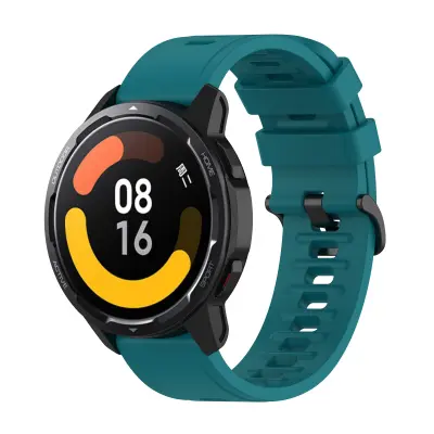 Zapestnica za Xiaomi Watch S1 Active / Watch Color 2, mehak in nastavljiv silikon - Duck Blue