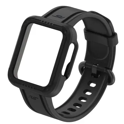 Zapestnica za Xiaomi Redmi Watch 2 Lite, Watch Lite, Watch 2 in Watch, mehak in nastavljiv silikon - ?rna