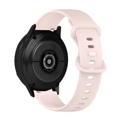 Paš?ek za Samsung Galaxy Watch 5 / Watch 4 / Active 2 / Active 40 mm, gladek in nastavljiv silikon - roza