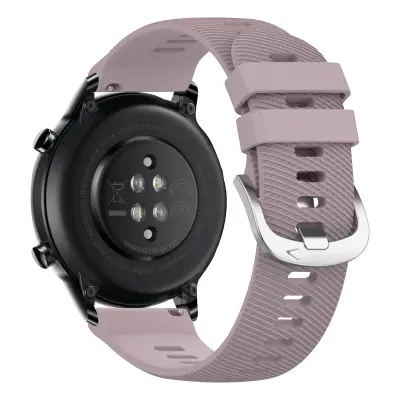 Paš?ek za Honor Magic Watch 2 46 mm, teksturiran in nastavljiv silikon - sivkasto siva