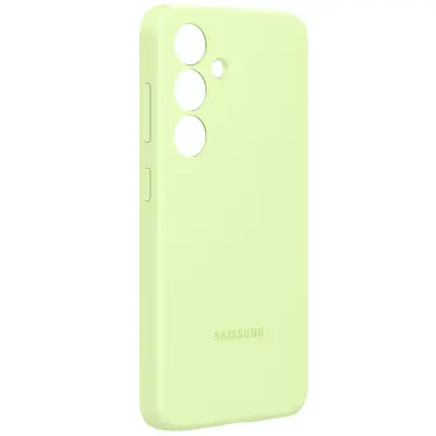Samsung, Ovitek za Samsung S24 Soft Touch silikonski upogljiv Original, Limonasta zelena